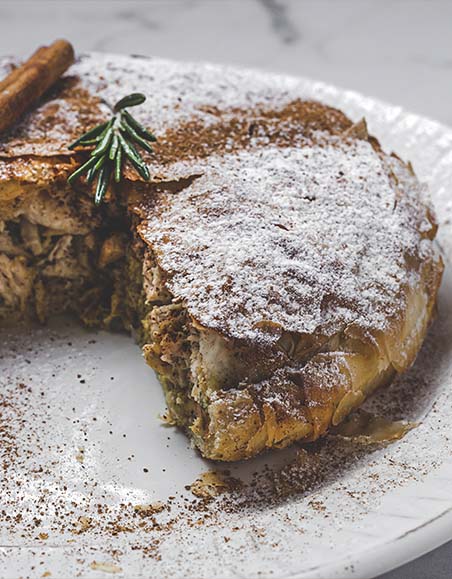 Pastilla au poulet (ou Bastilla)