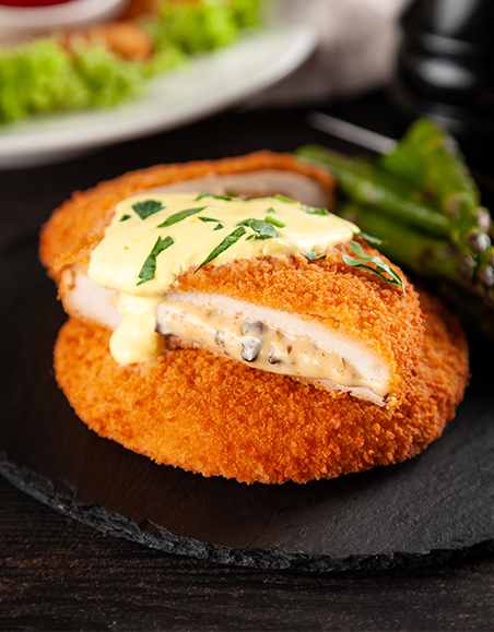 Cordon Bleu with Whipped Potato Puree